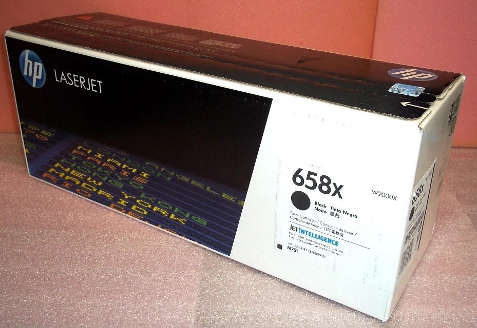 Genuine UNUSED HP 658X Black Toner Cartridge W20000X NO BOX SEALED BAG