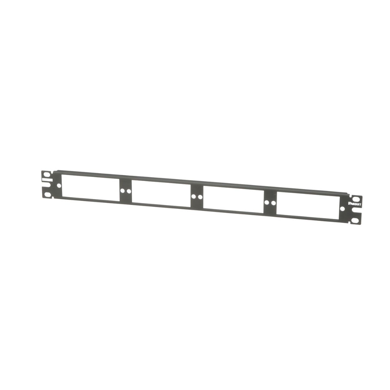 Panduit CFAPPBL1 Steel Fiber Patch Panel 4-Port Rail Mount Black
