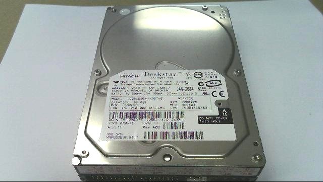 Hitachi IC35L090AVV207-0 13G0223 MLC H69404 16383/16/63 80GB IDE HDD Dell X0375
