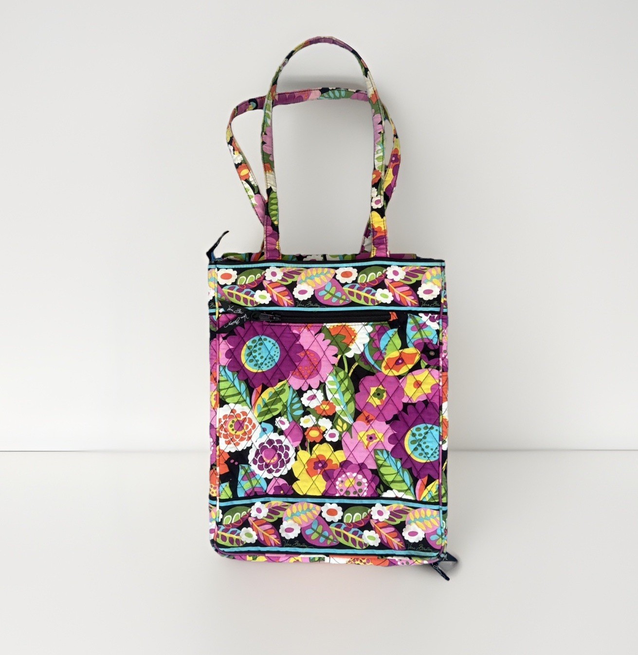 Vera Bradley VA VA BLOOM Triple Compartment Laptop Travel Tote VINTAGE*SEE DESC*