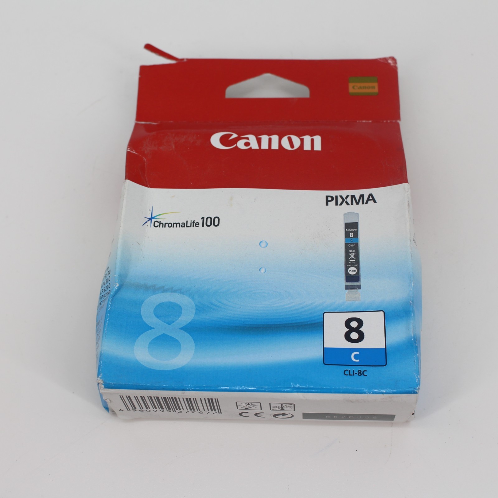 Canon 8 Cyan CLI-8C Ink Cartridge-Genuine OEM NEW in the BOX