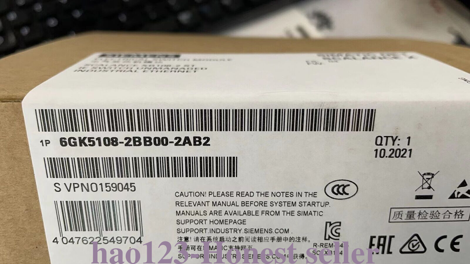 Siemens SCALANCE X 6GK5108-2BB00-2AB2 New Sealed Box Fast Shipping(DHL or FedEx)