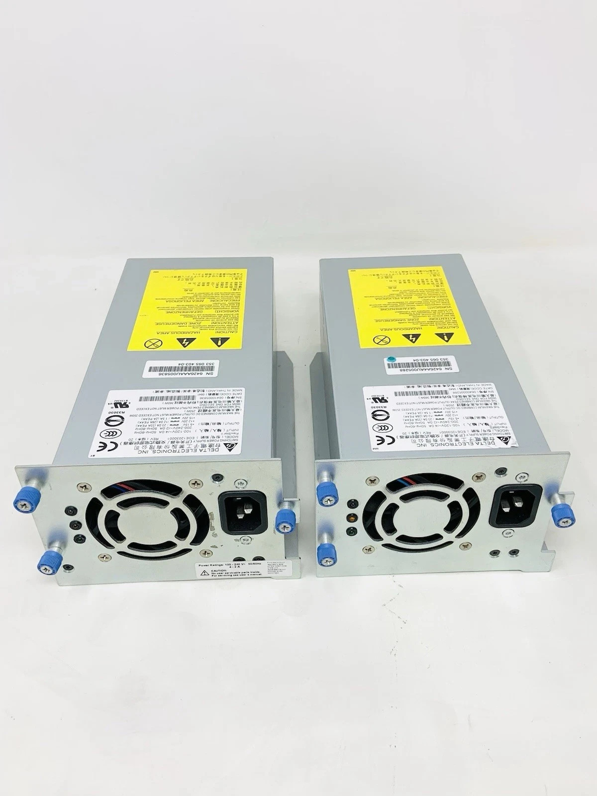 LOT OF 2 - IBM DELL PWR SUPPLY KM80/FL/E/C KM EOE12030001 TL2000 TS3100 - USED