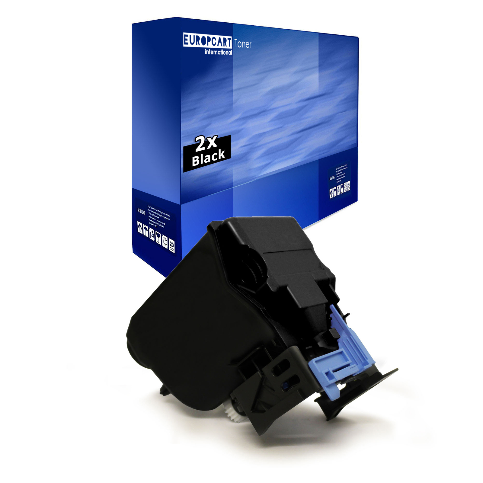 2x Europcart Toner C13S050750 Black Alternative for Epson AL-C-300-DTN ALC300N