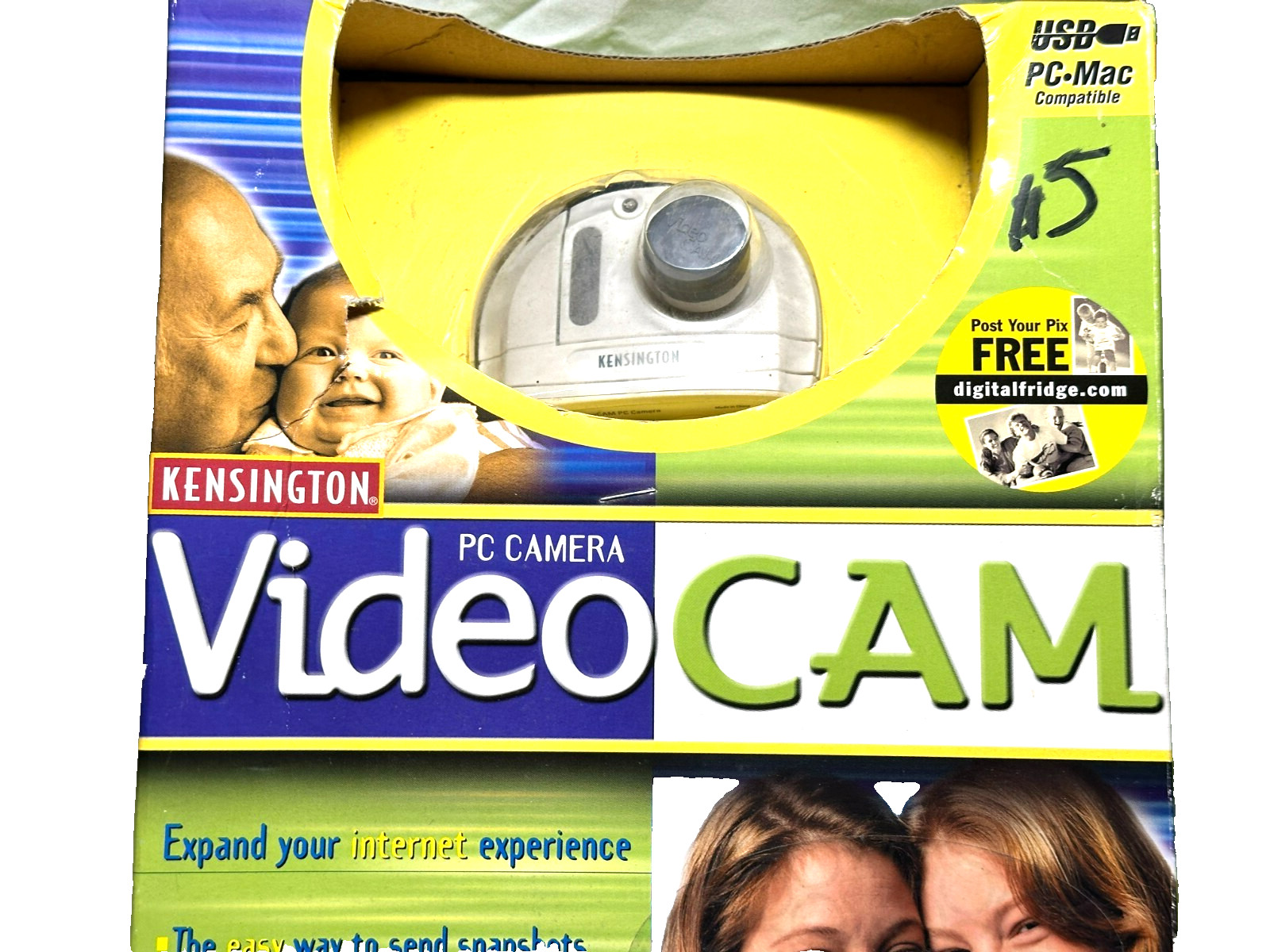 👍Kensington PC Camera Video Cam PC Mac USB Easy Video Editing LOW PRICE