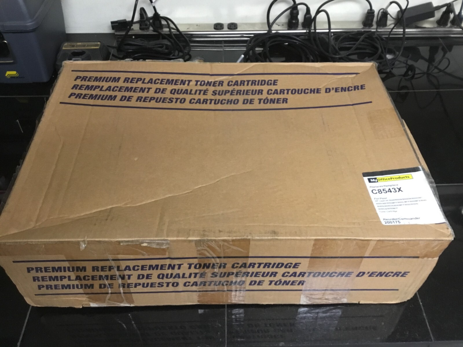 "Lot of 8"  C8543X 43X Black Laser Toner Cartridge