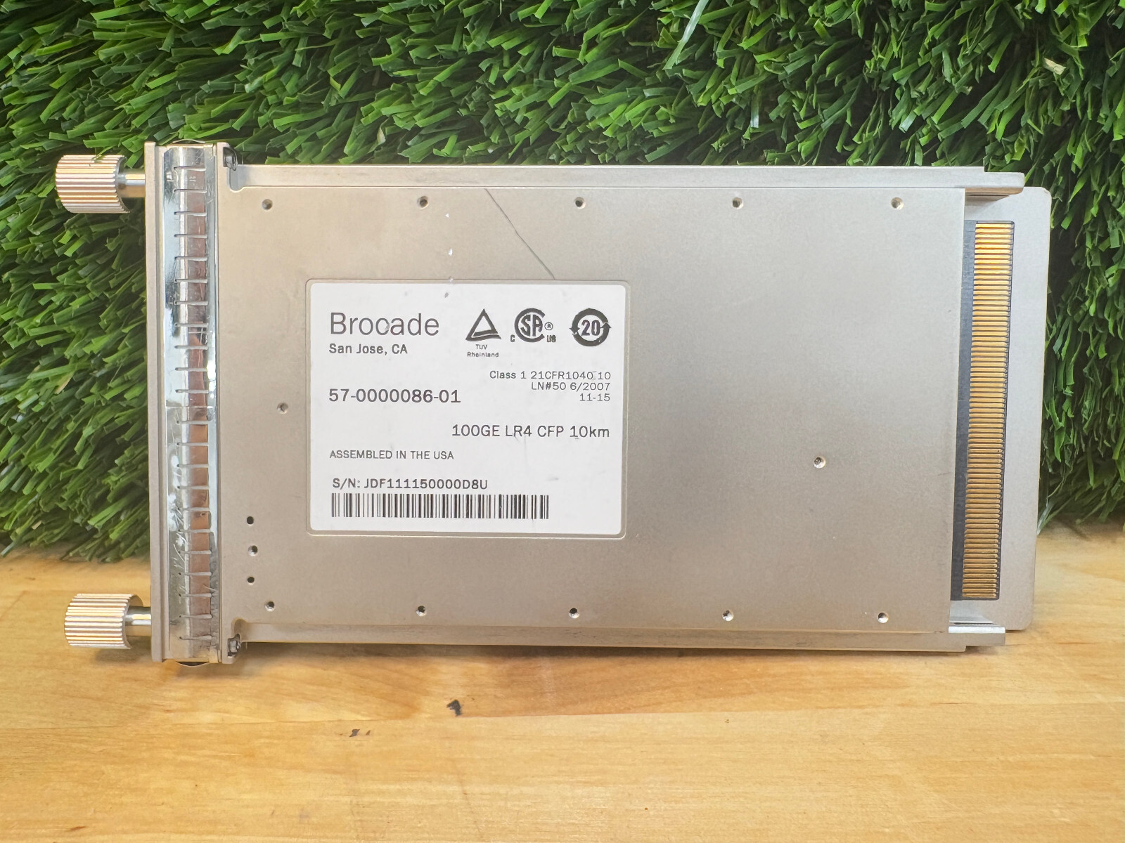 BROCADE 57-10000086-01 100GE SR10 CFP 100M Transceiver Module | Great Condition