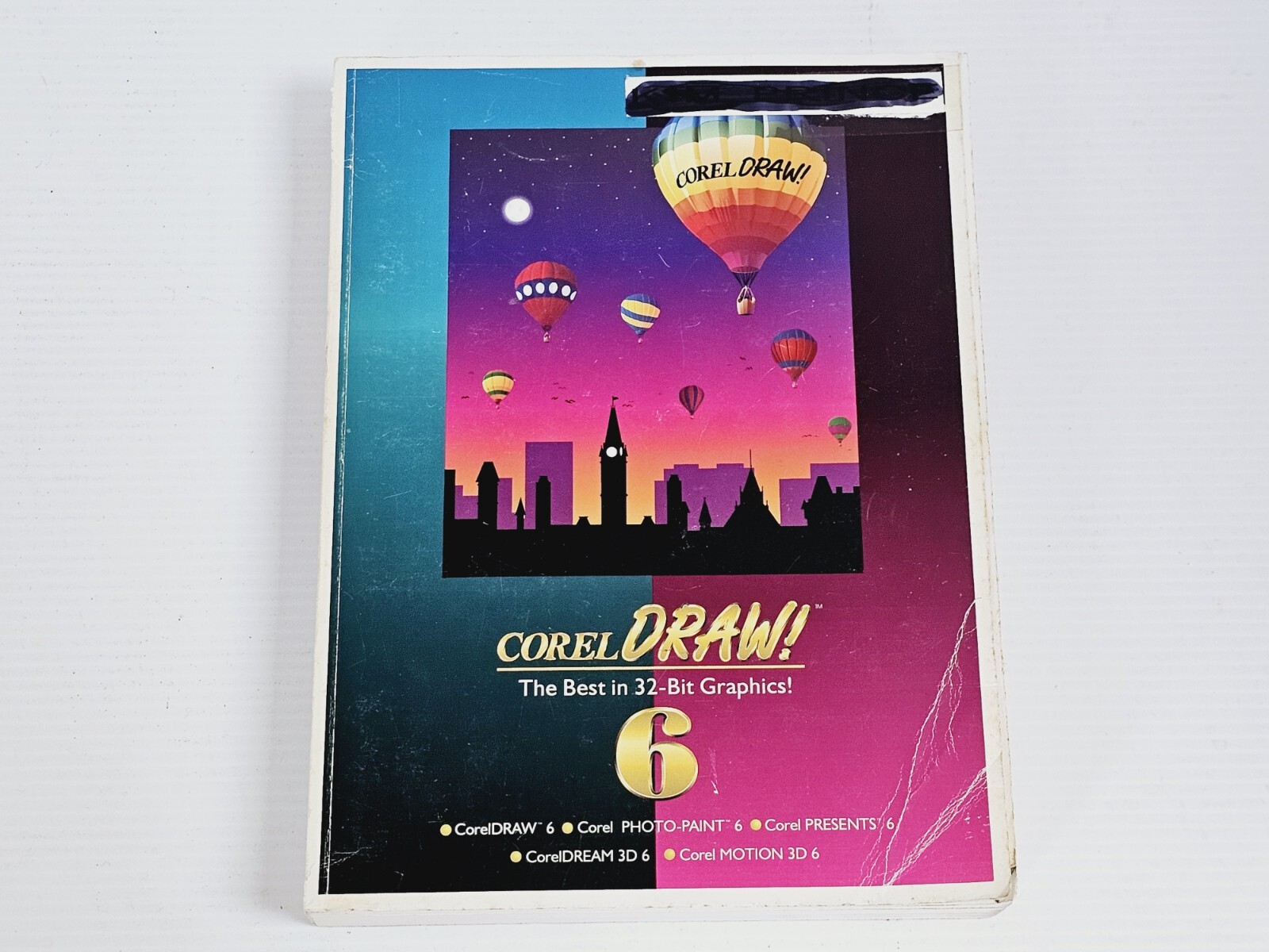 Corel Draw The Best In 32 Bit Graphics 6 User Manual book only
