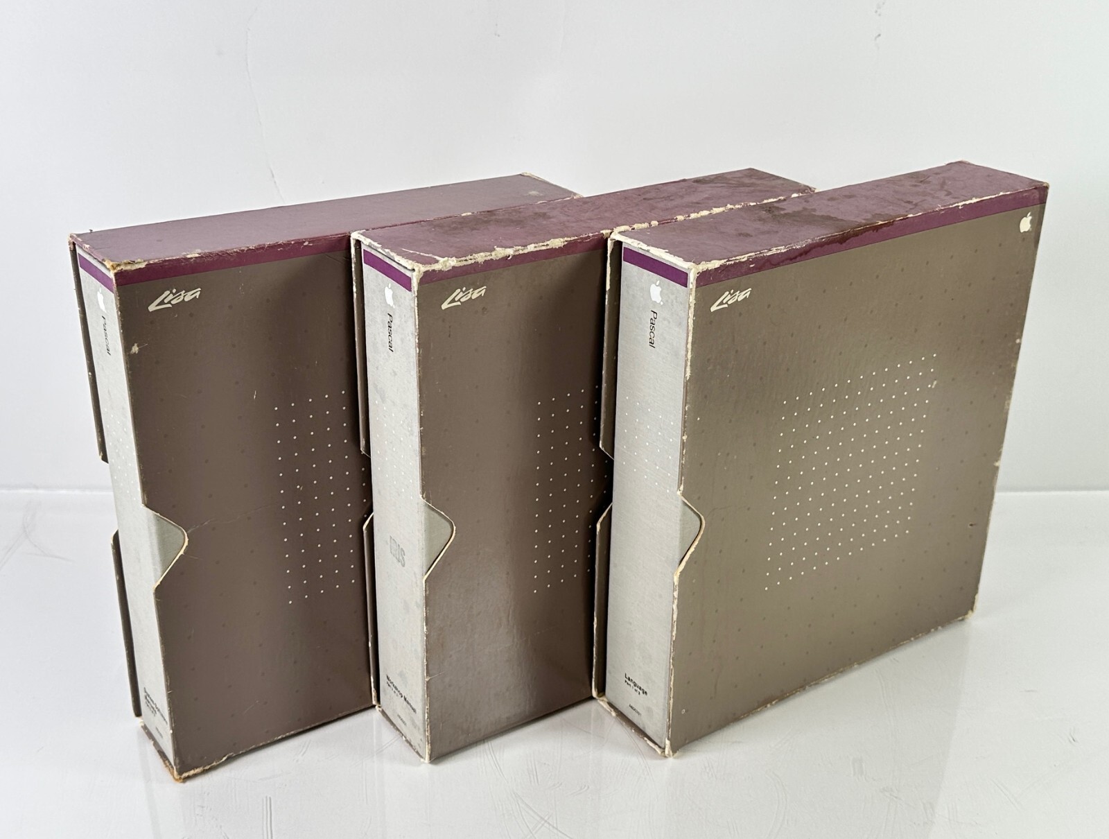 Apple MacIntosh Lisa (Set of 3), Pascal, Software, and Workshop Manual A6D0201 