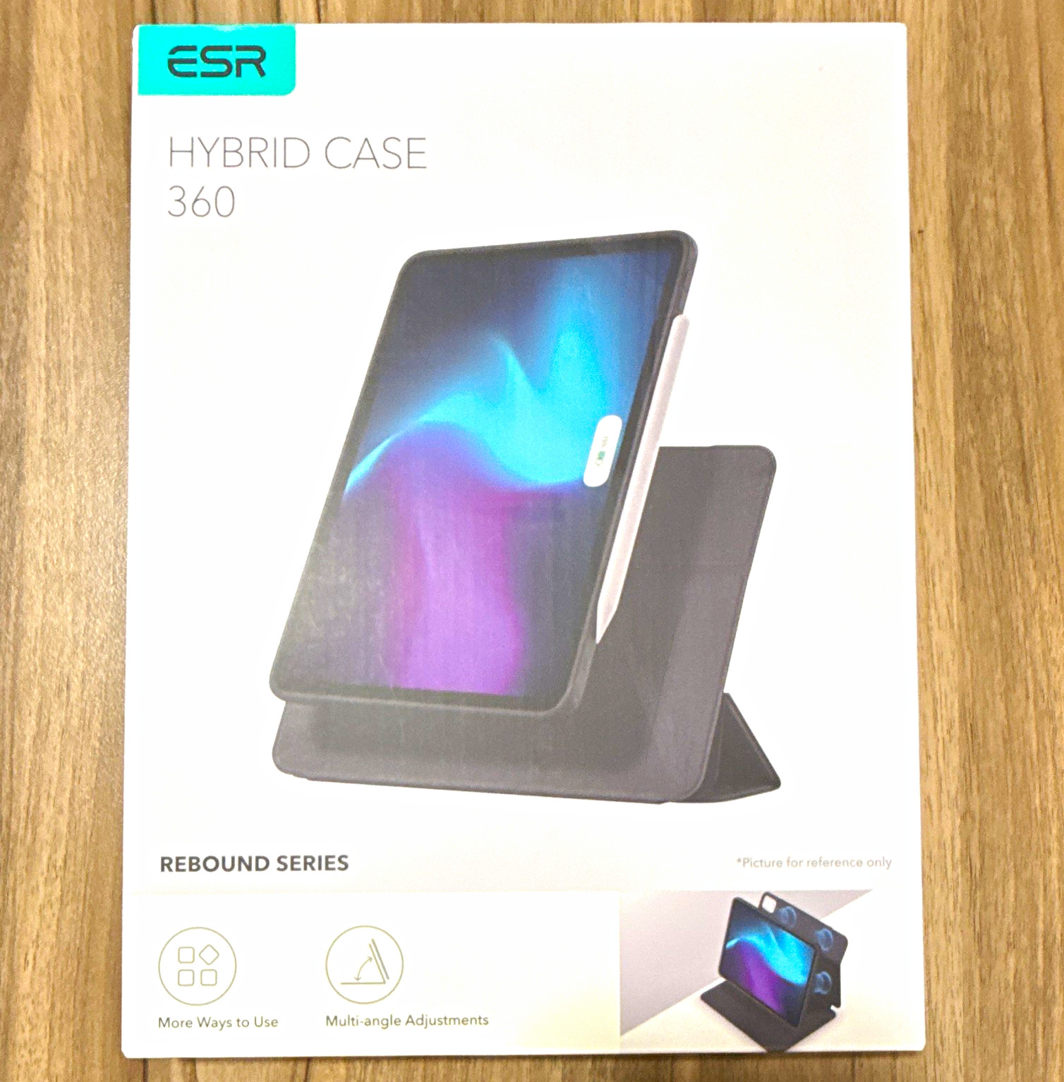 ESR Rebound Hybrid Case 360 Magnetic Detachable Cover Black iPad Air 11/10.9