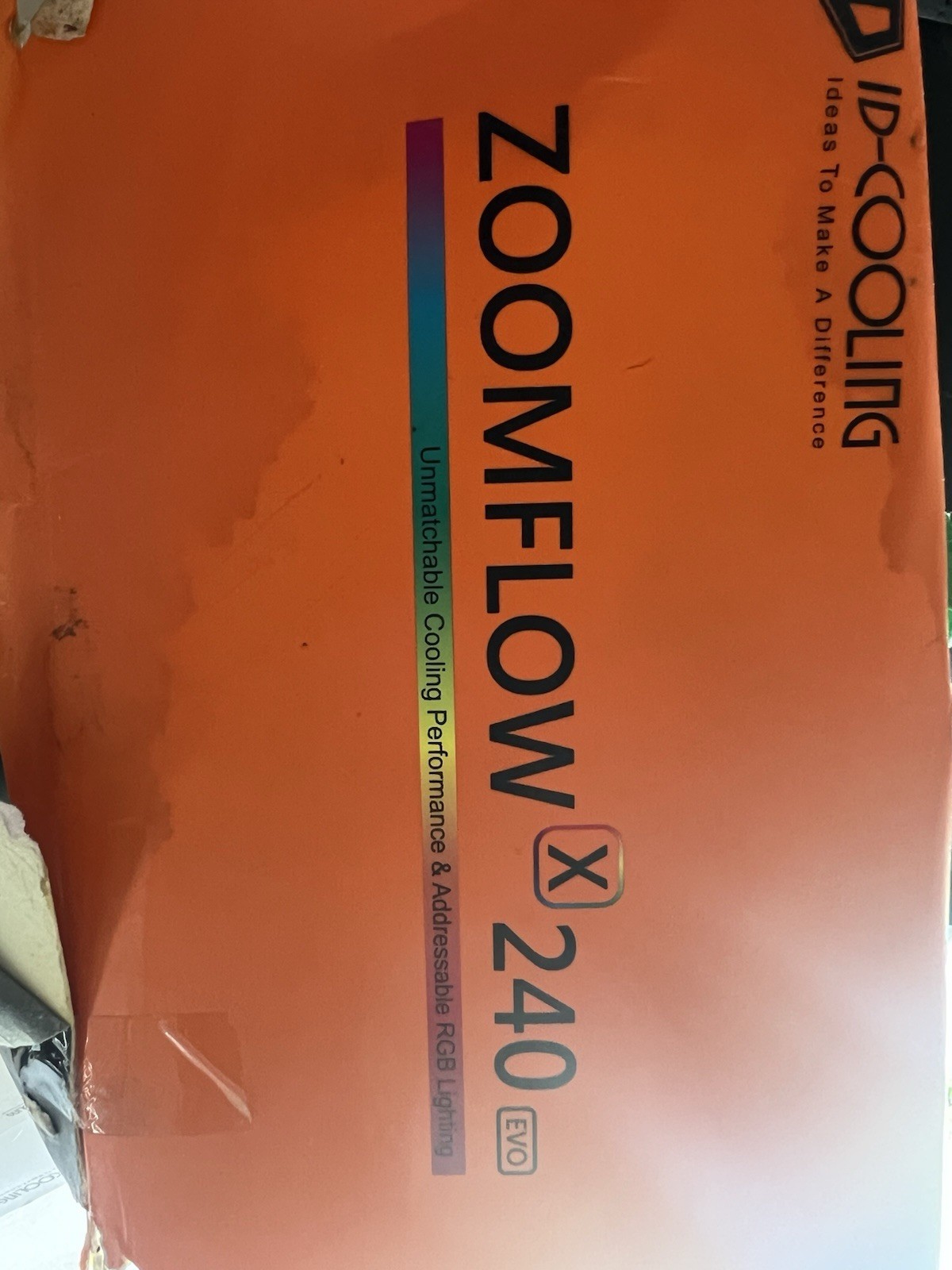 ID-COOLING ZOOMFLOW X240 EVO Black - New (Open Box)
