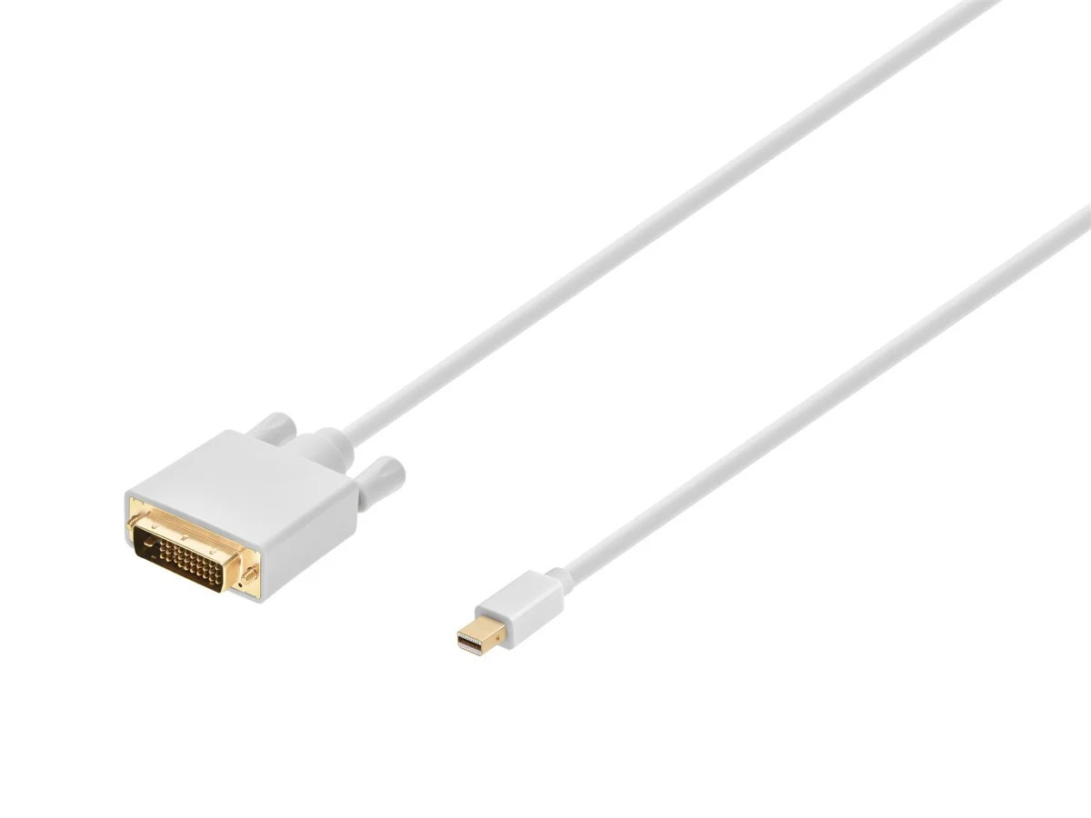 Monoprice 6ft 32AWG Mini DisplayPort to DVI Cable, White