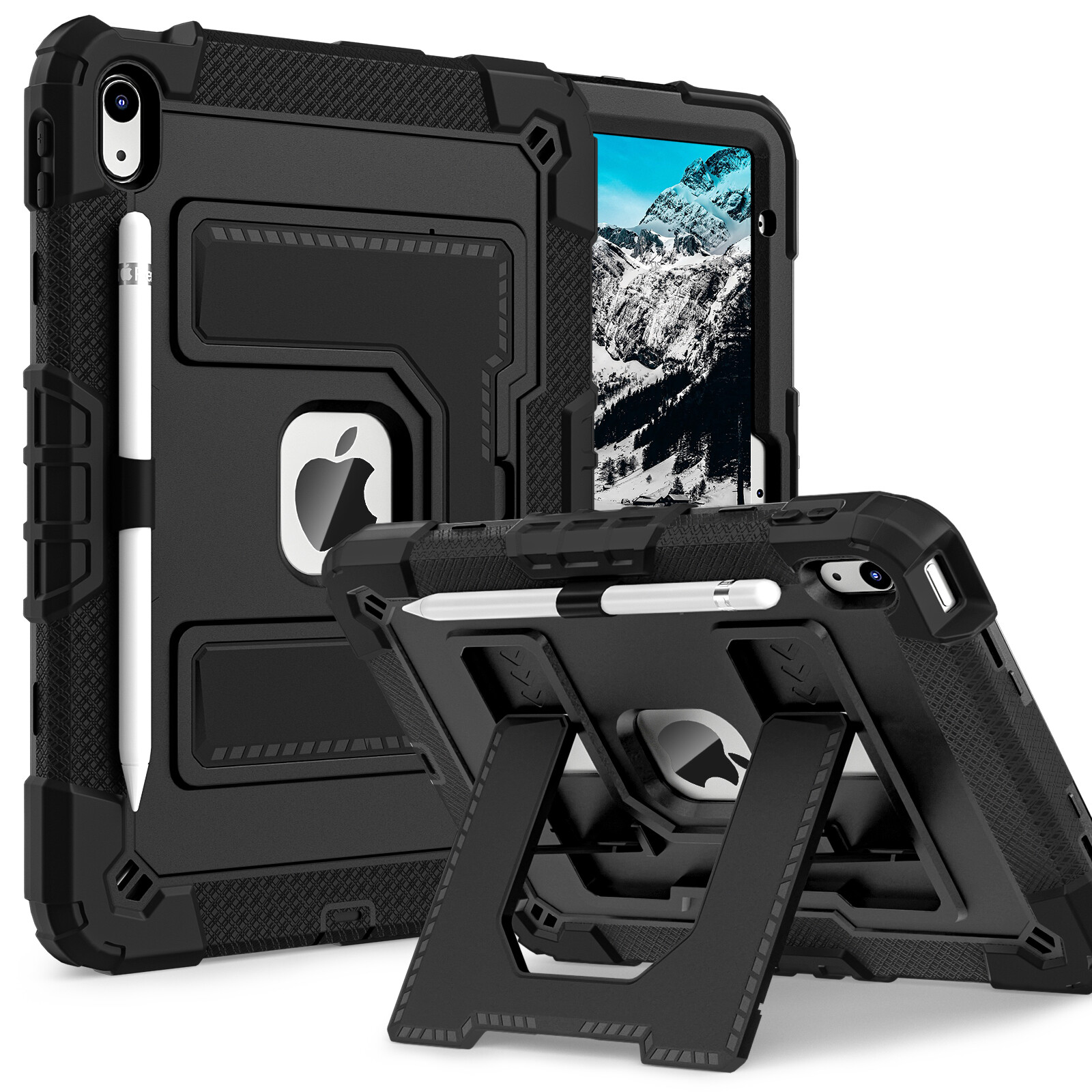 Case for Apple iPad (A16)11th Generation 11-inch 2025 Rugged Stand Cover w Strap