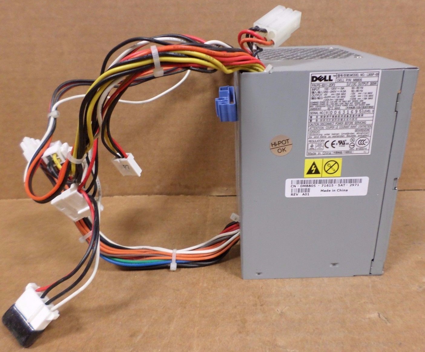 Dell OptiPlex GX620 GX520 Dimension 5000 5100 5150 E510 tower power supply M8805
