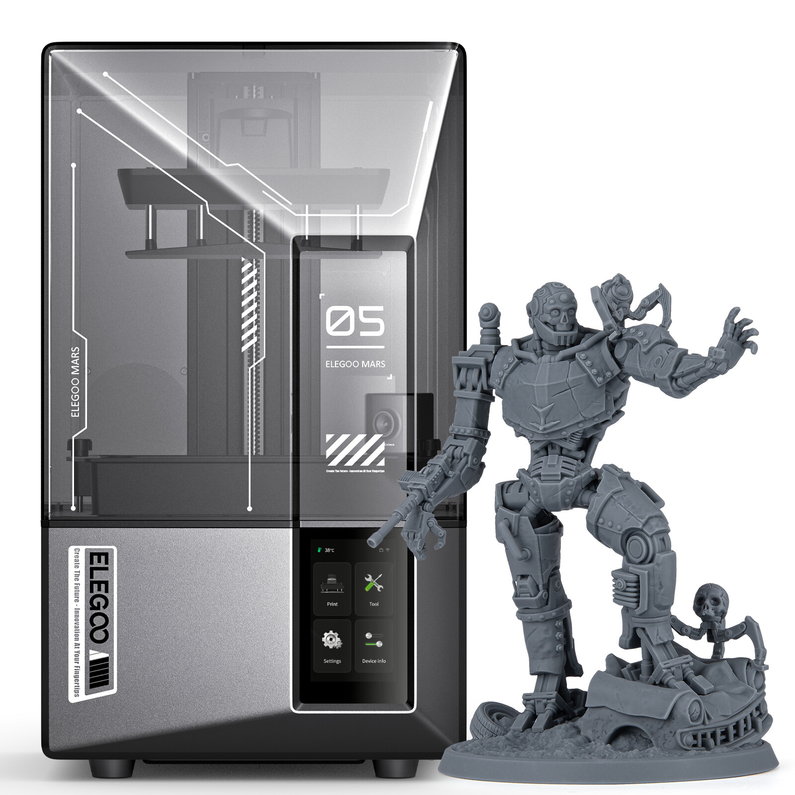 ELEGOO Saturn 4 Ultra 16K/Mars 5 Ultra Series LCD 3D Printers Mercury Series lot