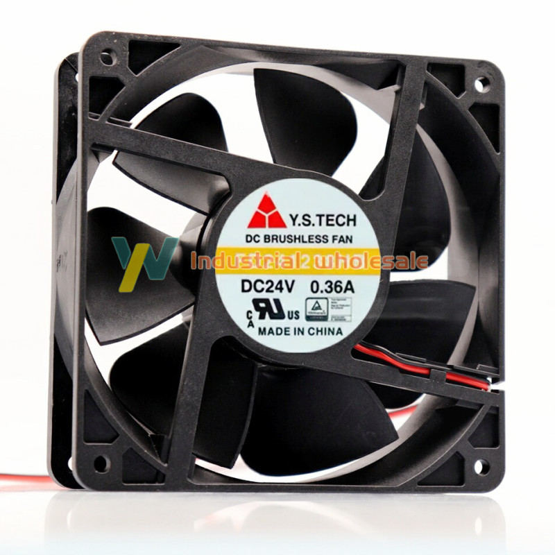 1pc new Y.S.TECH FD241238HB 12038 24V 0.36A 12cm 2-wire Inverter cooling fan