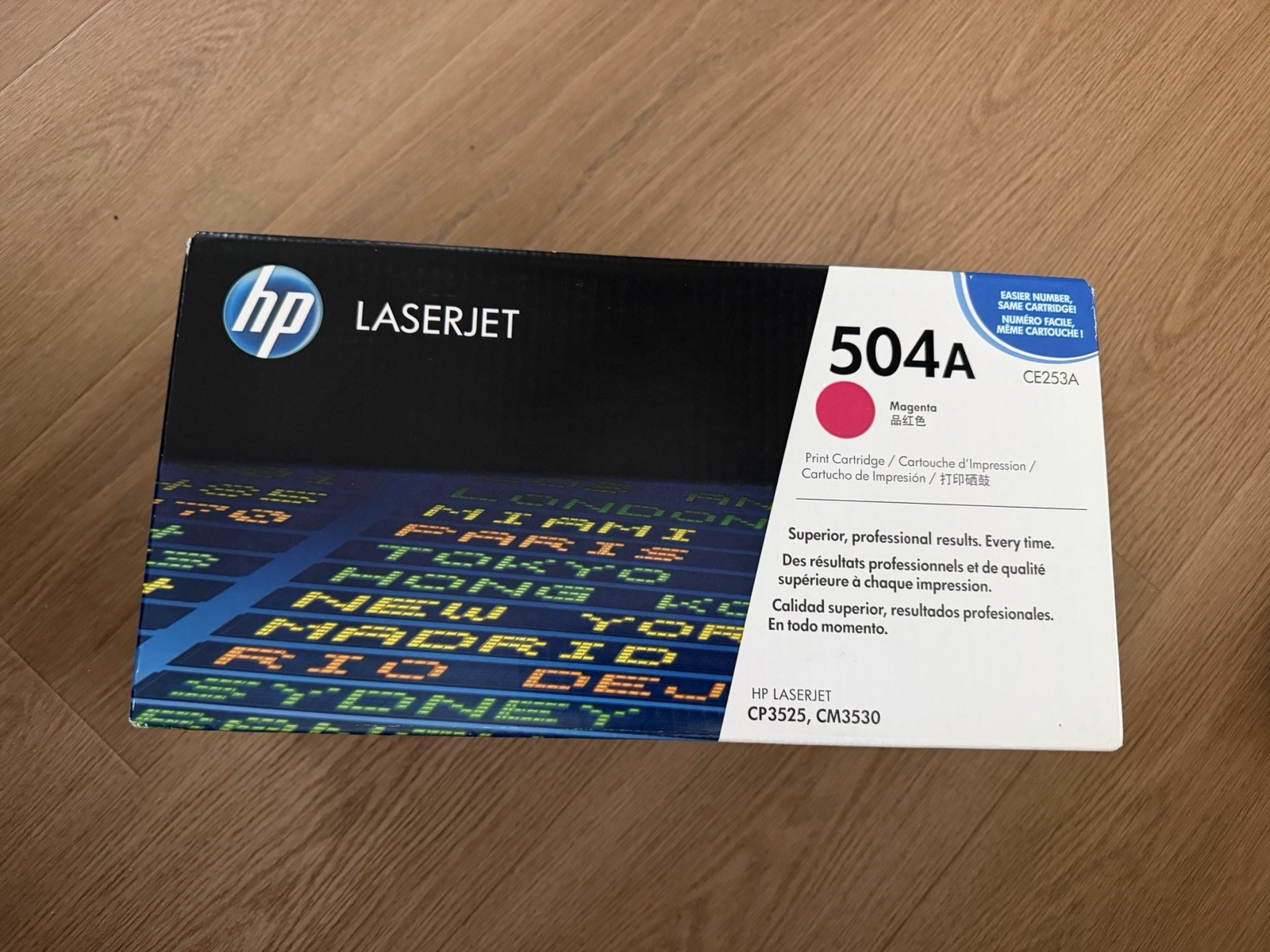 New HP 504A CE253A Magenta Toner Cartridge