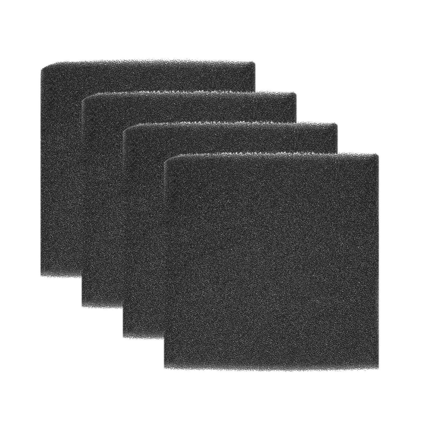 4 Pcs 6" x 6" x 0.39" 40ppi Fan Replacement Filters Polyurethane Sponge Filter