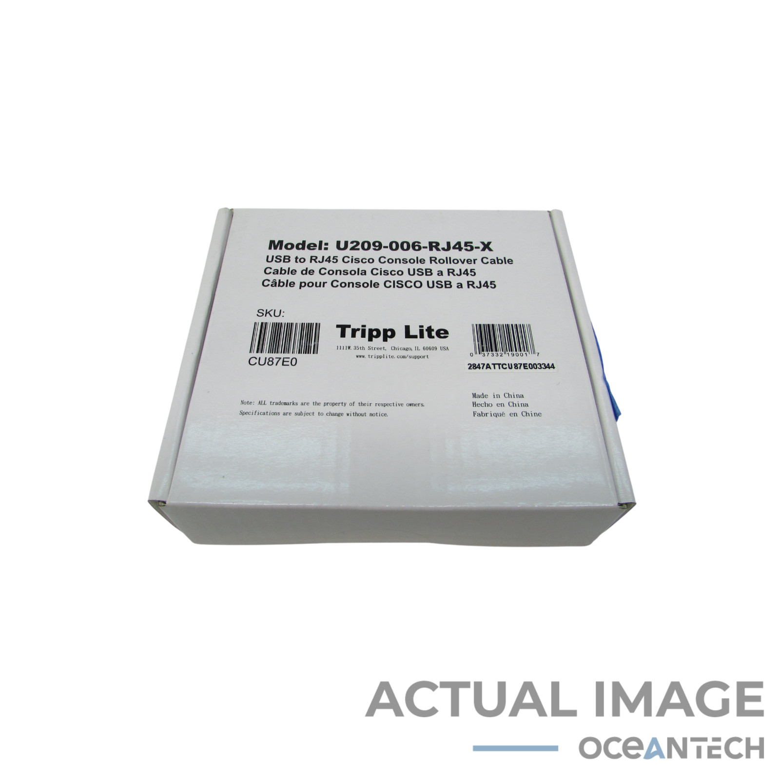 New Sealed Tripp Lite U209-006-RJ45-X USB To RJ45 Cisco Console Rollover Cable