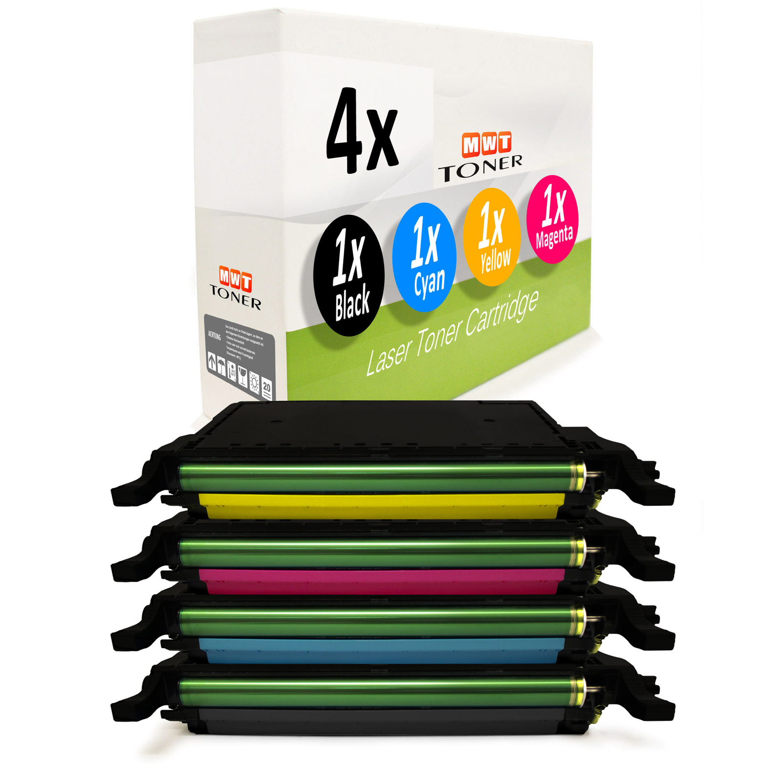 4x Cartridge replaces Samsung CLT-C6092S CLT-K6092S CLT-M6092S CLT-Y6092S
