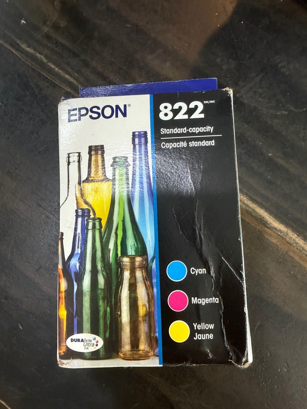 Epson Genuine 822 Black Cyan Magenta Yellow Ink Cartridge Set 03/2029 NEW SEALED