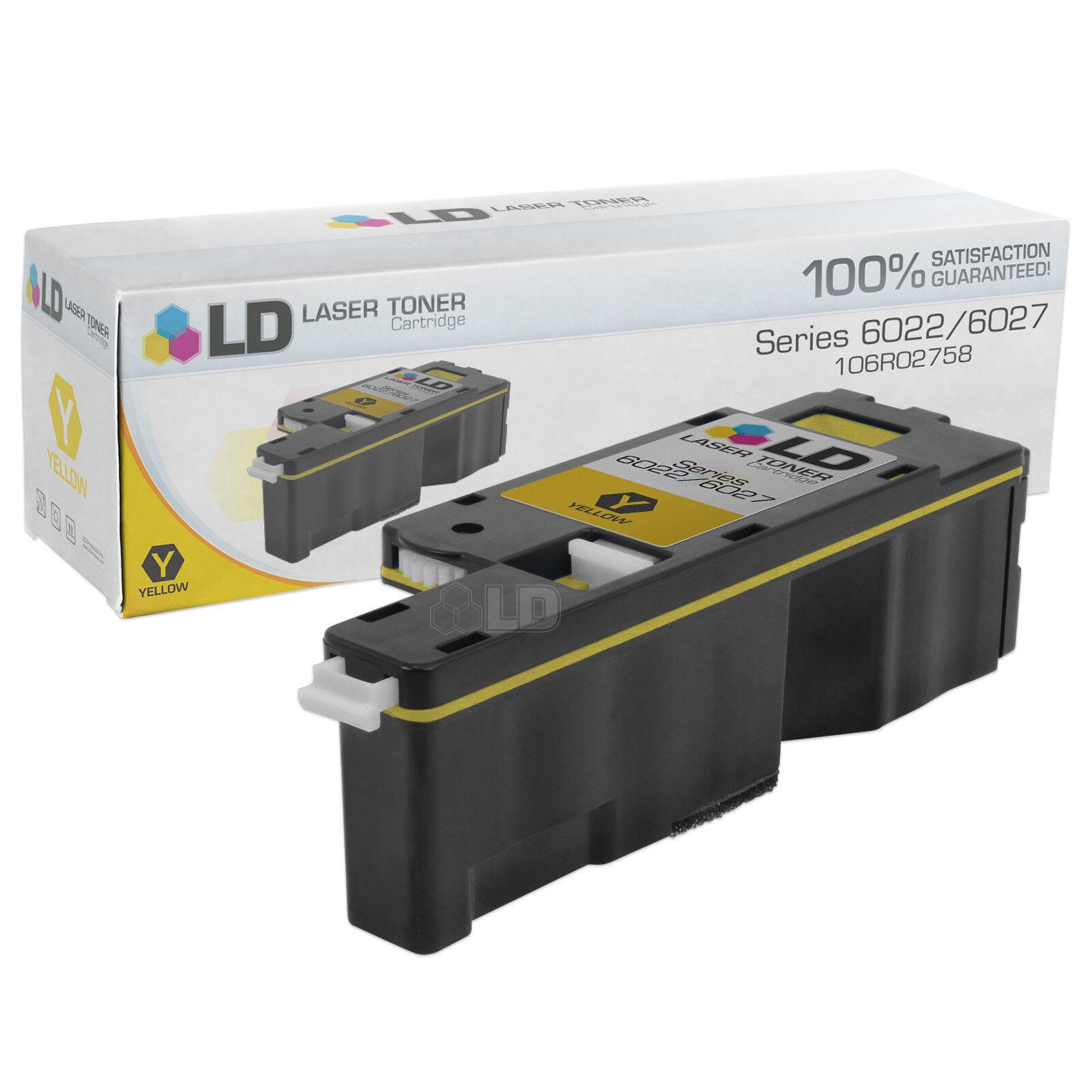 LD Compatible Xerox 106R02758 Yellow Toner Cartridge for 6022/6027
