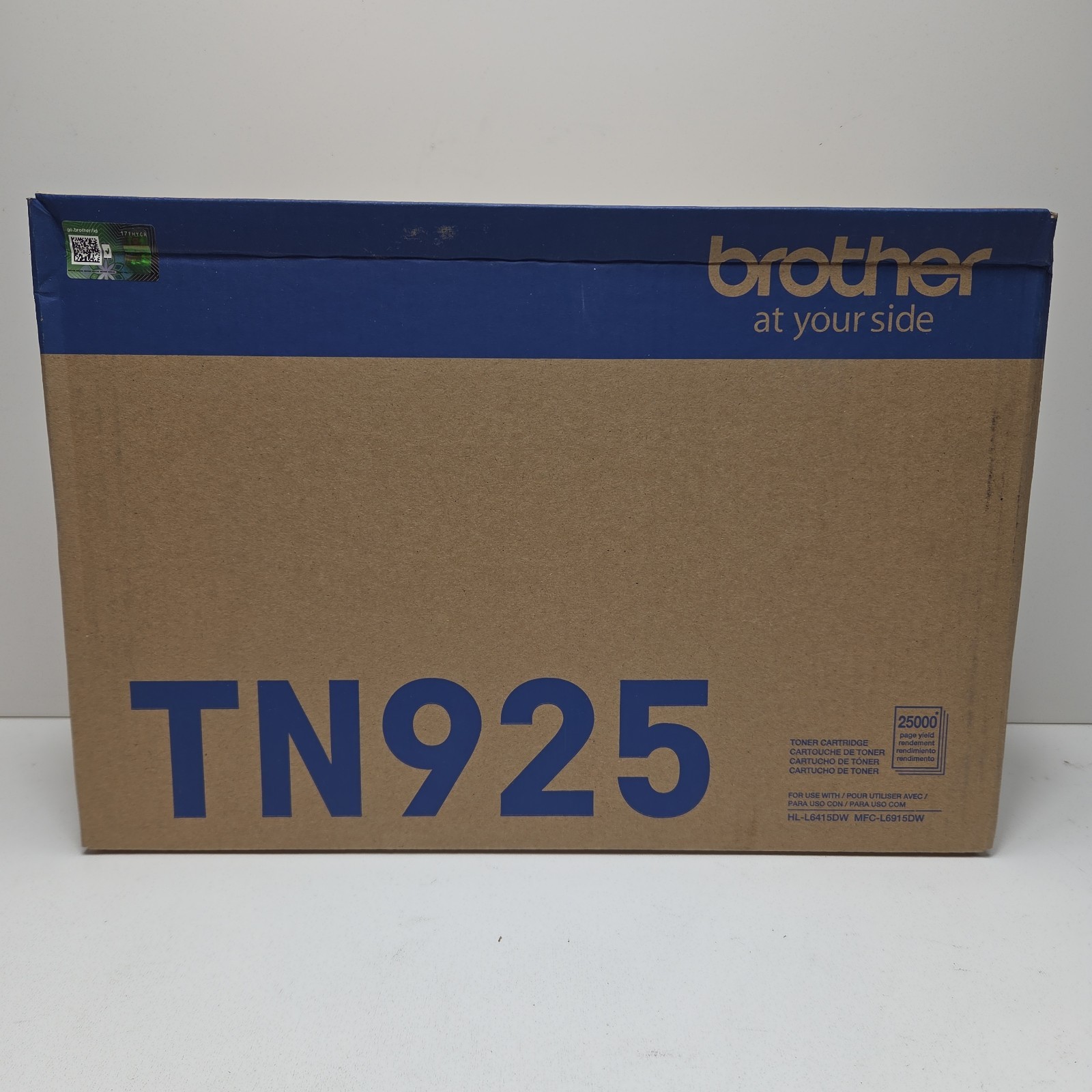 NEW GENUINE - BROTHER TN925 High-Yield BLACK TONER 25000 pgs - SEALED UGLY BOX