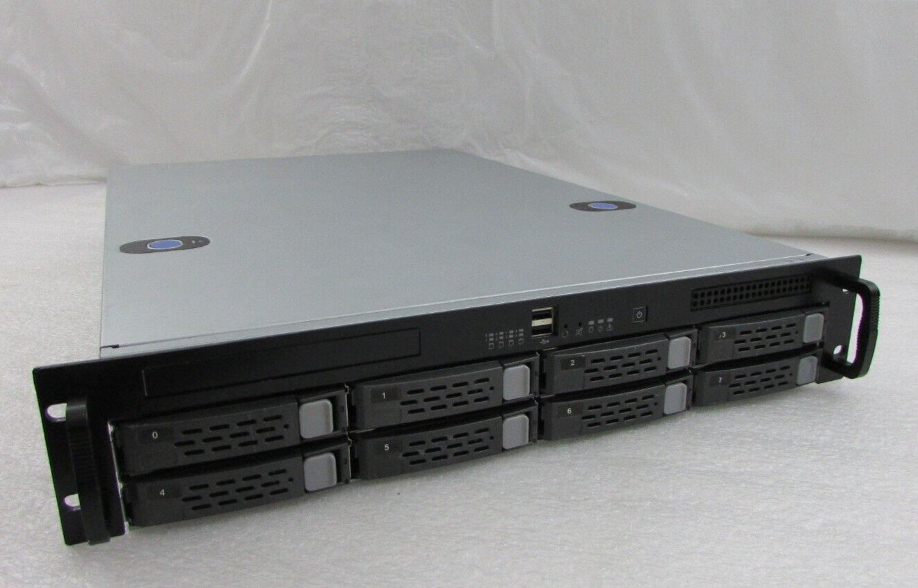 CHENBRO RM215 2U 8-Bay Rackmount Server Chassis SATA II Backplane ~ No Power