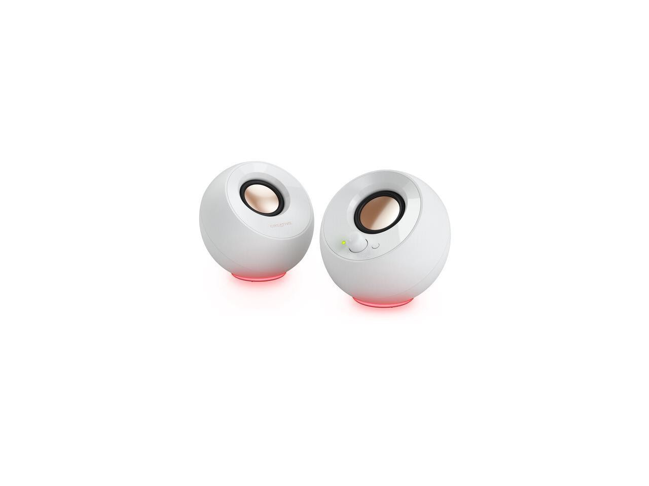 Creative Labs Pebble SE 2.0 Desktop Speakers - 4.40 W RMS - White