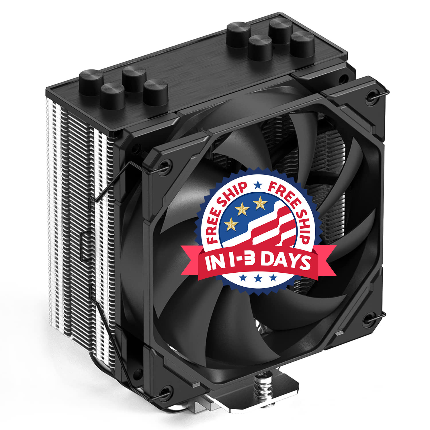 Disipador de calor para CPU SE-224-XTS, 4 tubo de calor, ventilador PWM de 120mm