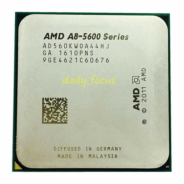 AMD A8 Series A8-3800 A8-3820 A8-3850 A8-3870K A8-5500 A8-5600K CPU Processor