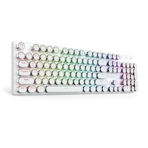 K710 Wireless Typewriter Mechanical Gaming Keyboard | White