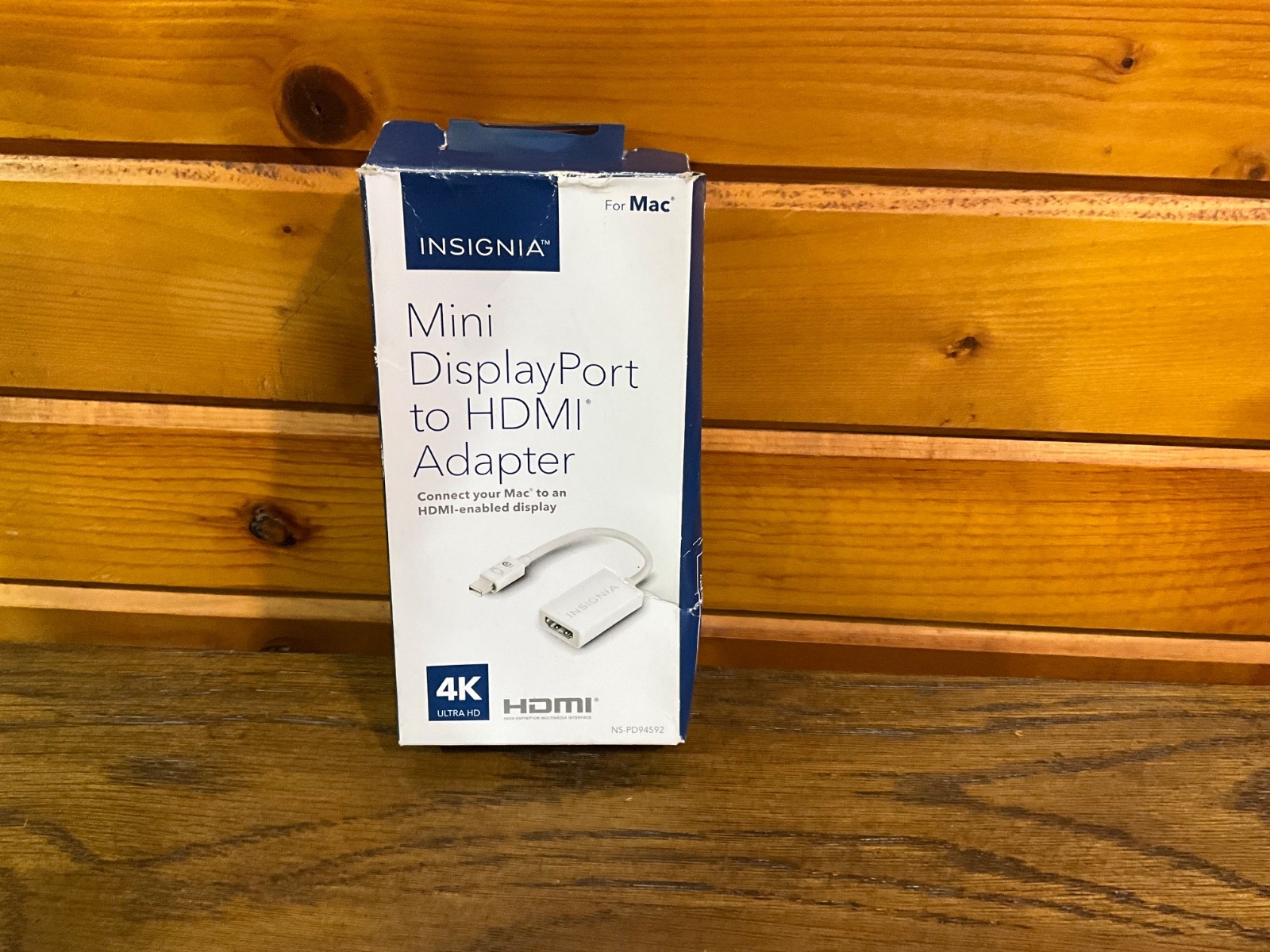 Insignia mini display port to HDMI Adaptor  4K for MAC, New in Box