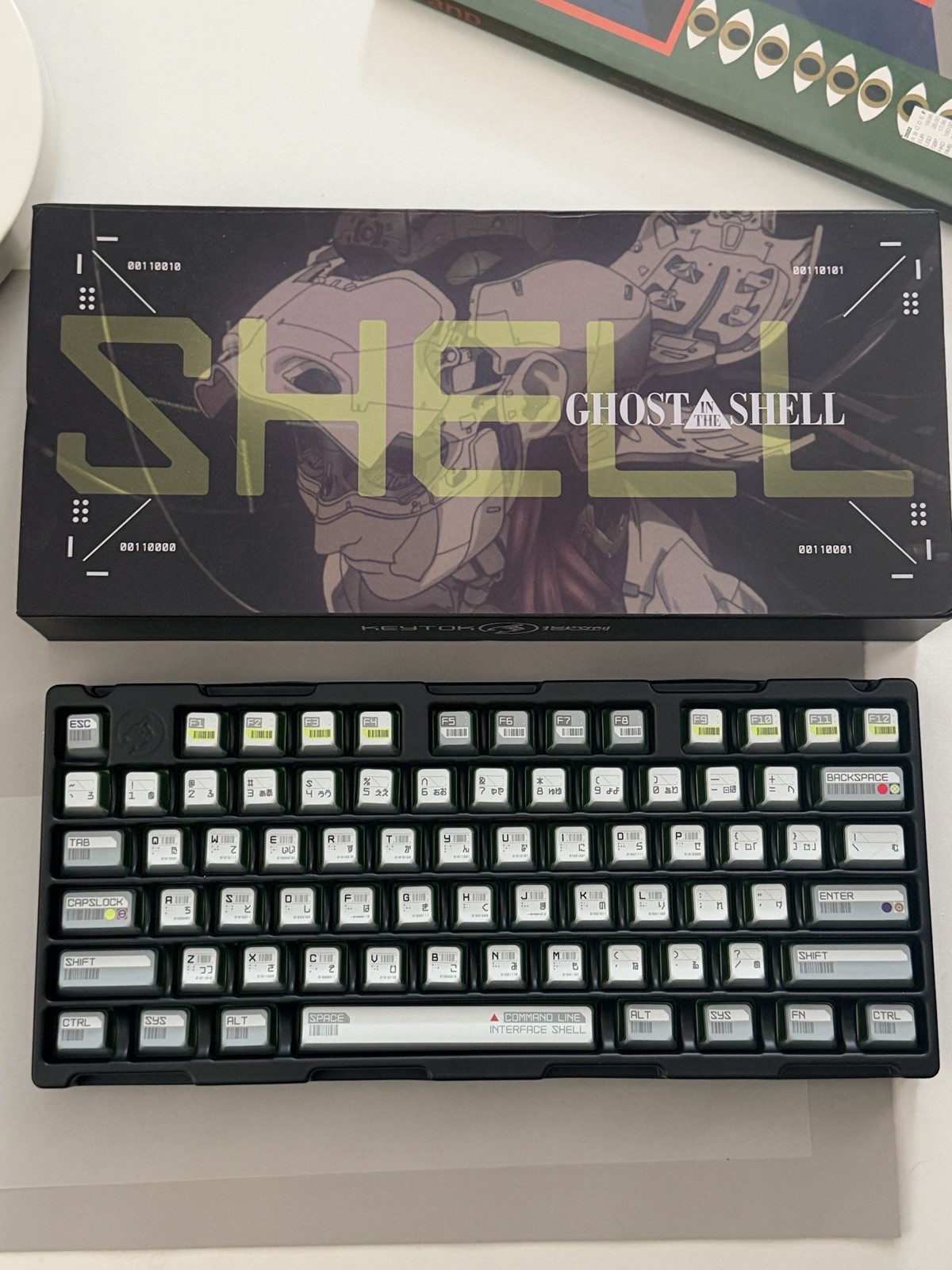 KeyTok SHEL LKOL Profile Dye-Sub PBT Keycaps 156 Keys (Not Include Resin Keycap)