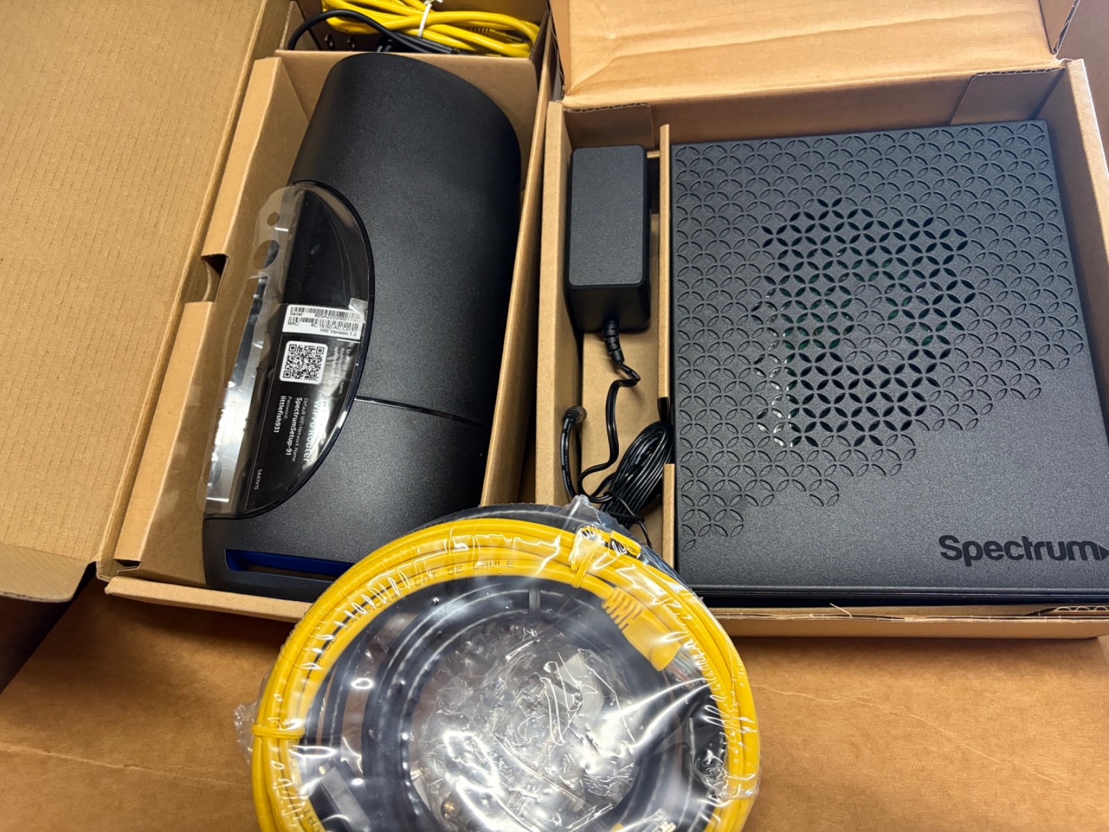 New-Spectrum Wi-Fi 6 Router  and modem