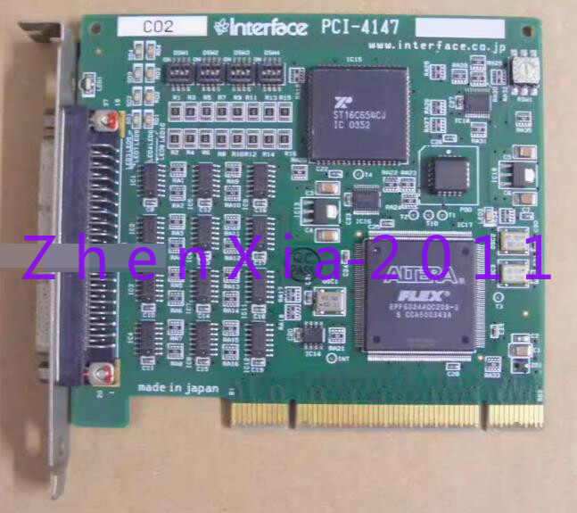 1PC Used INTERFACE acquisition card PCI-4147