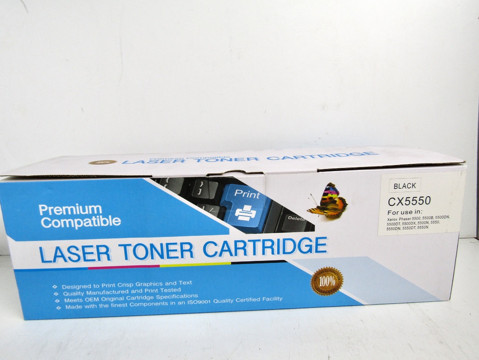 XEROX 106R01294 Compatible Black Toner Cartridge For Phaser 5550 New - NO RETURN