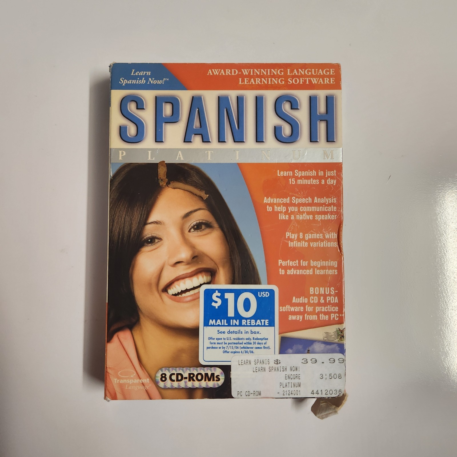 Learn Spanish Now - Spanish Platinum - Vintage Learning CD (PC/Mac; 2004) #2231