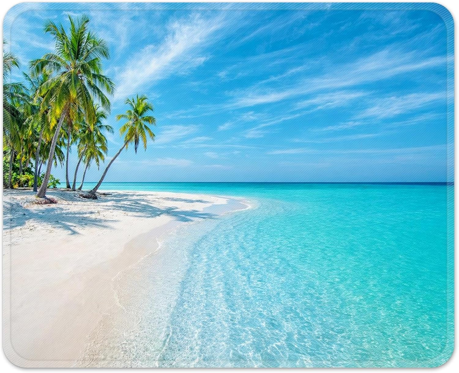 Mouse Pads, 9.5" X 7.9", for Laptop, Ocean Beach Tropical