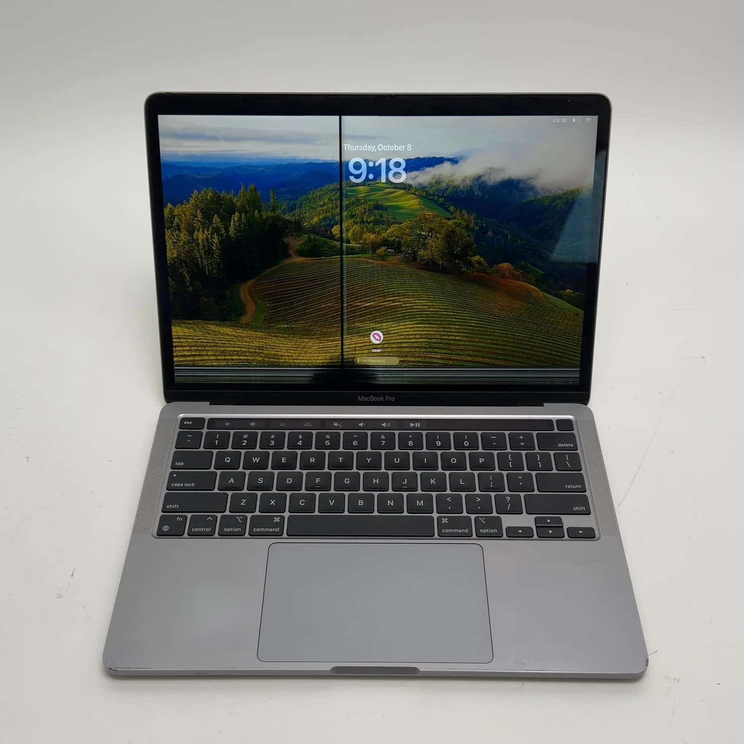 Broken 2020 Apple MacBook Pro 13.3" M1 8C GPU 3.2GHz 8GB RAM 256GB A2338 READ