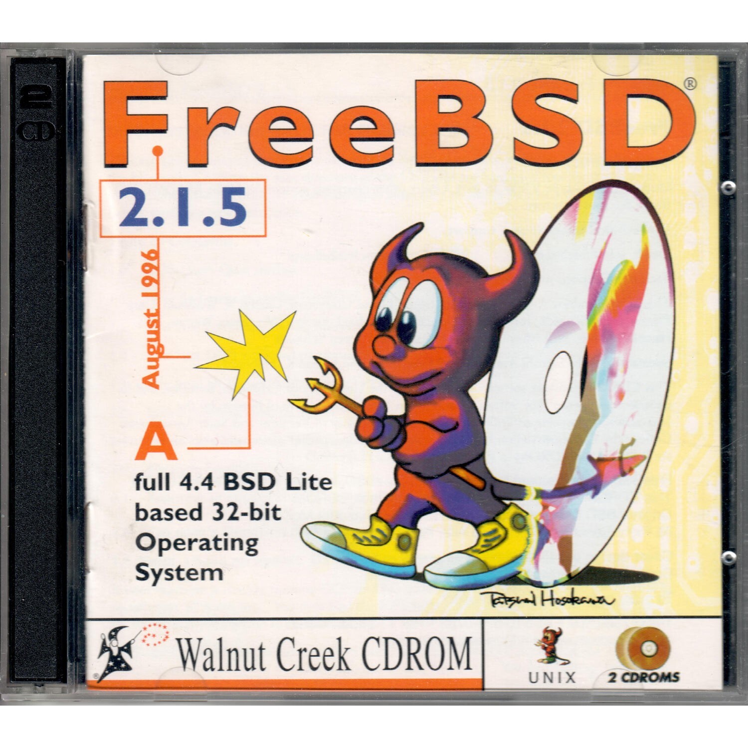 FreeBSD 2.1.5 UNIX Operating System Install CD Walnut Creek CDROM August 1996