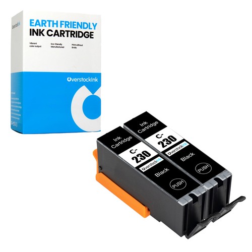OSI 2-Pack Compatible Canon 230 PG Black Ink Cartridges for PIXMA TS8820