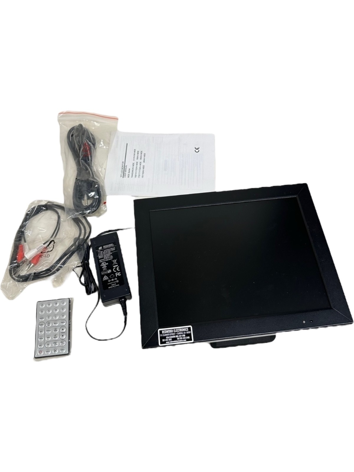 New Redwood RESE-LCD12HD, 12" TFT LCD Monitor 🔥Fast Shipping🔥