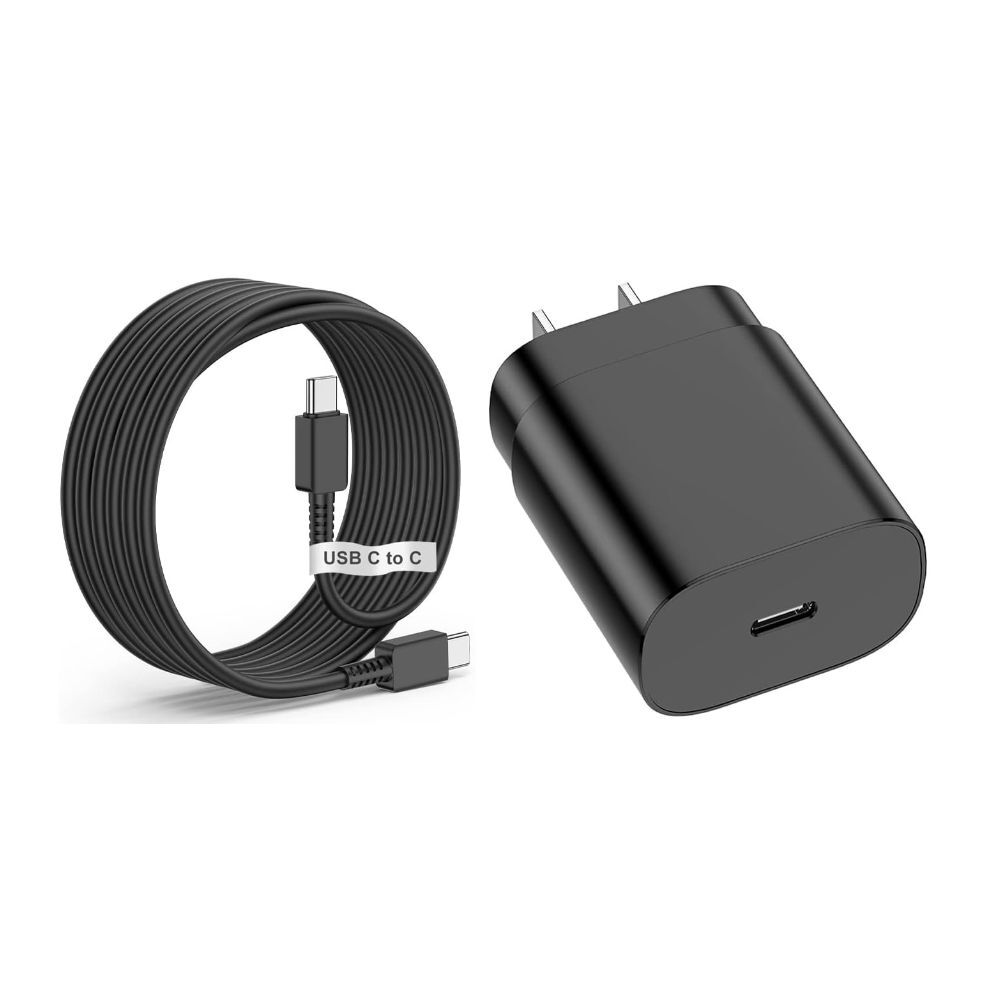 25w Type USB-C Super Fast Wall Charger+3FT Cable For Samsung Galaxy S22+ S20 S10