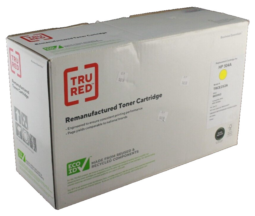 NEW Open Box TruRed  HP 504a Yellow Cyan Magenta Tri-Pack Toner (CIT)
