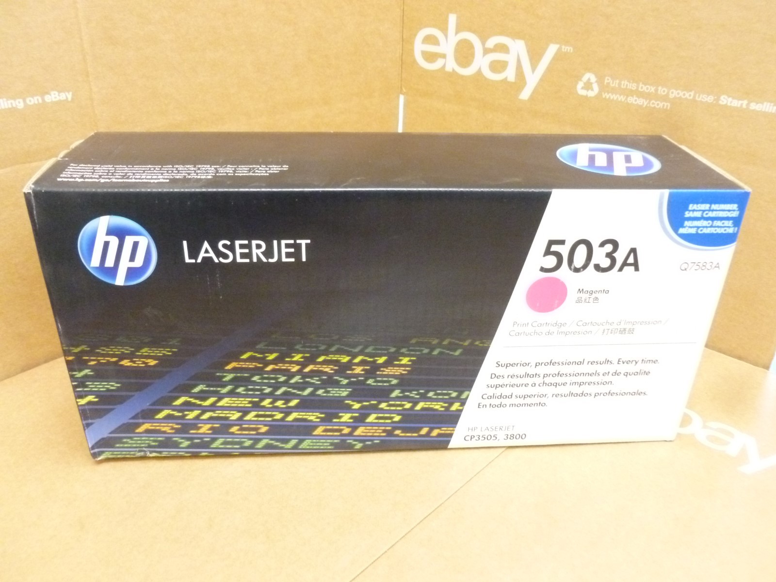 HP Q7583A (503A) Hewlett Packard Magenta Toner Cartridge Genuine OEM Original