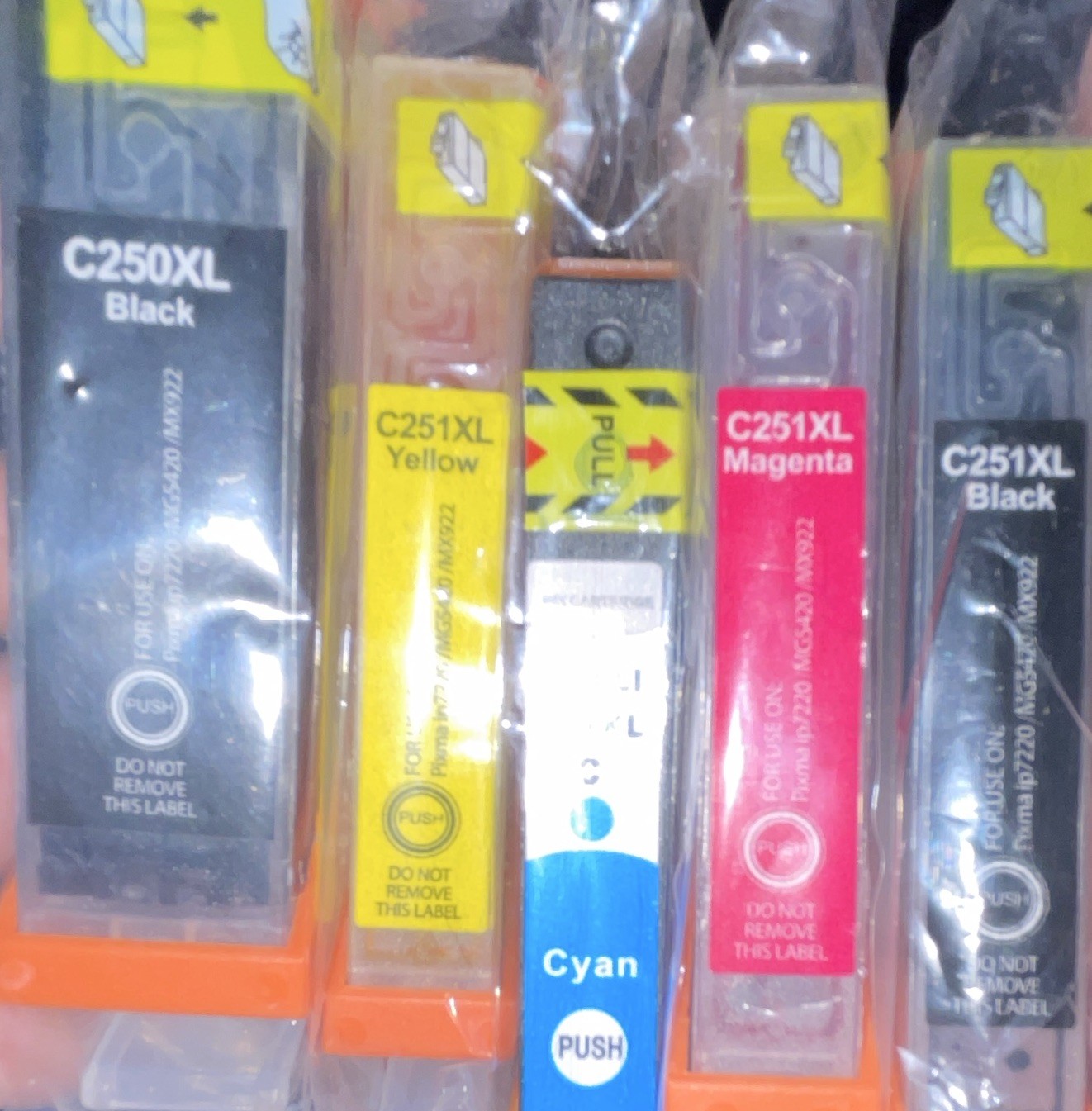 Compatible C250XL C251XL for Lexmark - Black/Cyan/Magenta/Yellow