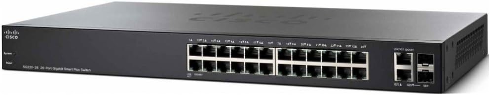 Cisco SG220-26-K9 26-Port Gigabit Smart Plus Switch