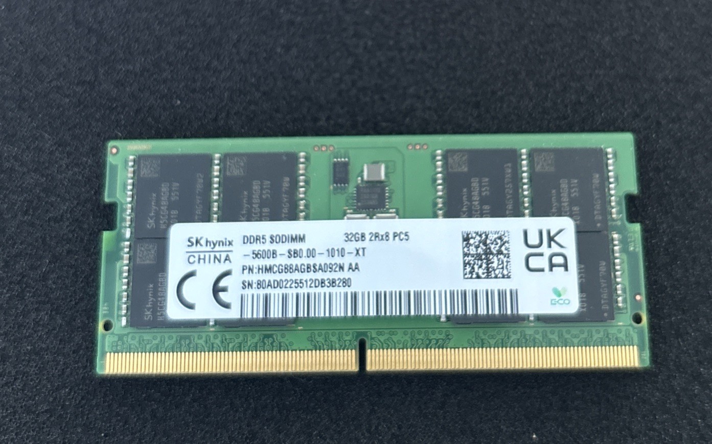 Lenovo SK hynix 32GB DDR5 5600MHz SO-DIMM PC5-44800 RAM FRU 5M30Z71797