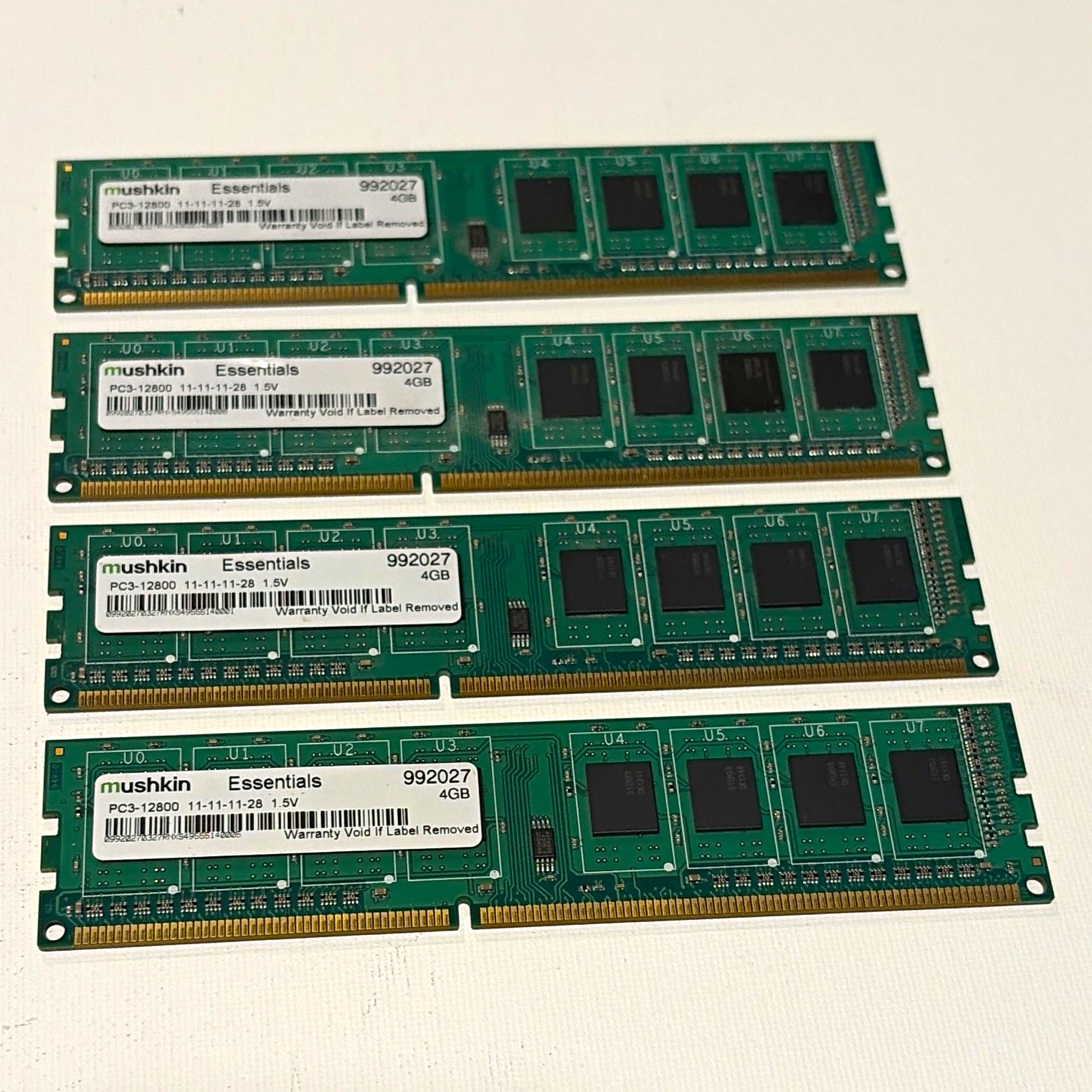 Mushkin Essentials 16GB (4x4GB) DDR3-1600 992027